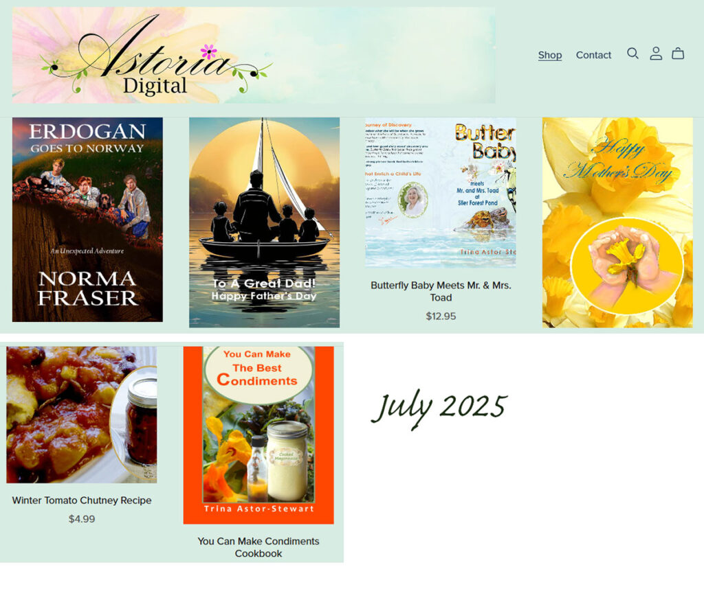 Astoria Digital Store Cart July 2025